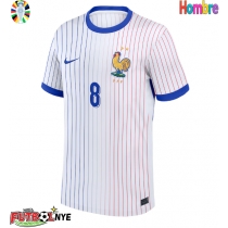 Camiseta Francia Aurelien Tchouameni #8 Visitante Equipación Eurocopa 2024 manga corta
